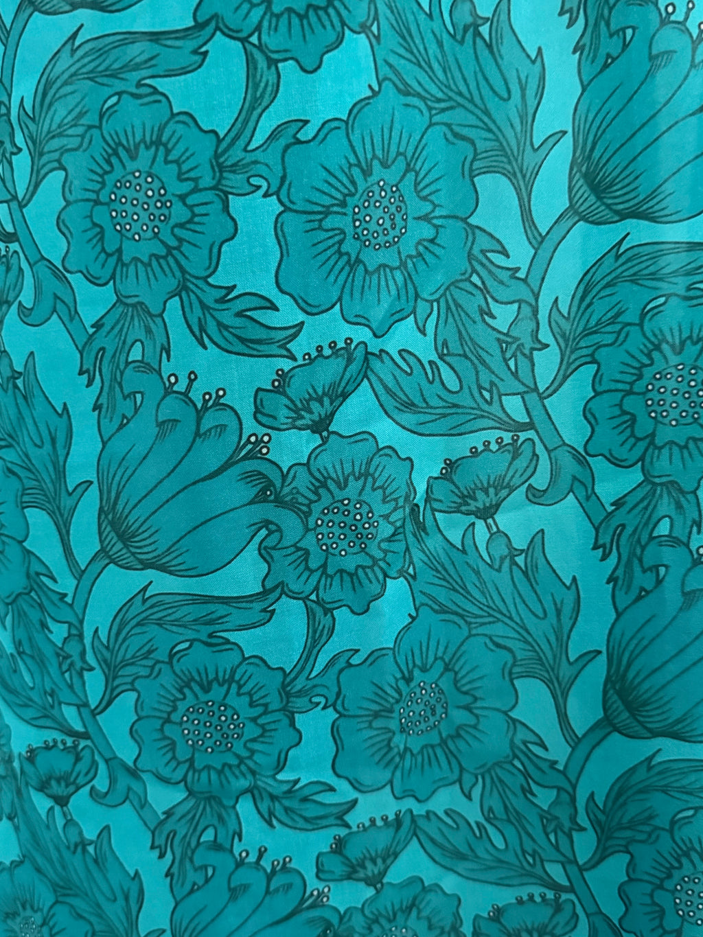 Teal Dahlia