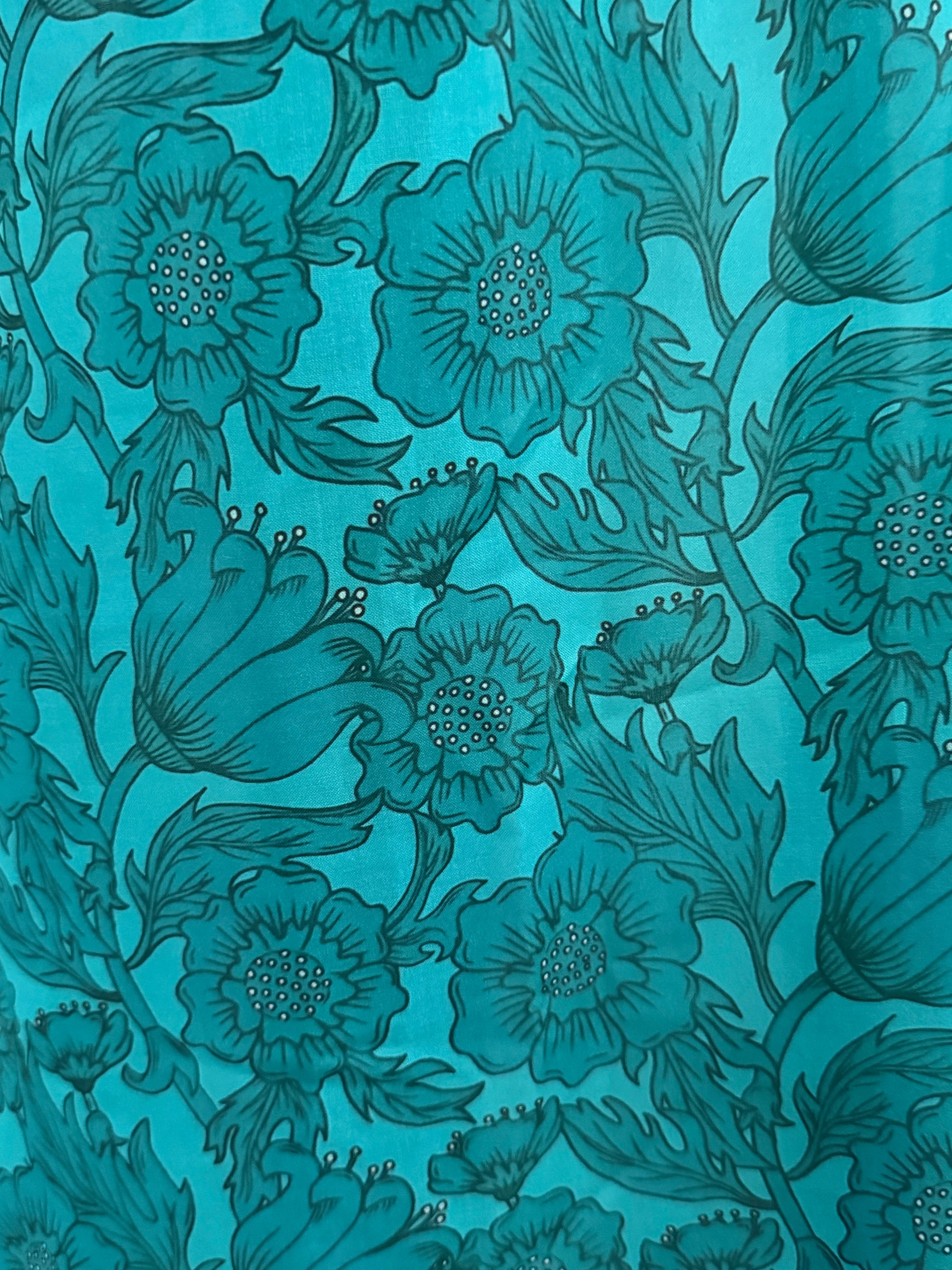 Teal Dahlia